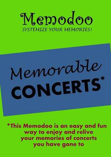 Cover image for Memodoo Memorable Concerts