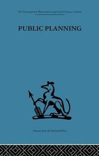 Cover image for Public Planning: The inter-corporate dimension