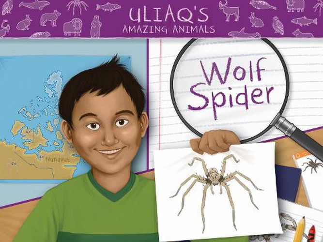 Cover image for Uliaq's Amazing Animals: Wolf Spider: English Edition