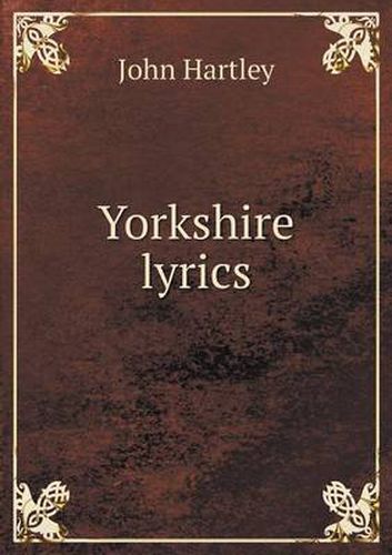 Cover image for Yorkshire lyrics