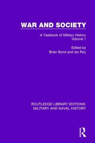 Cover image for War and Society: A Yearbook of Military History