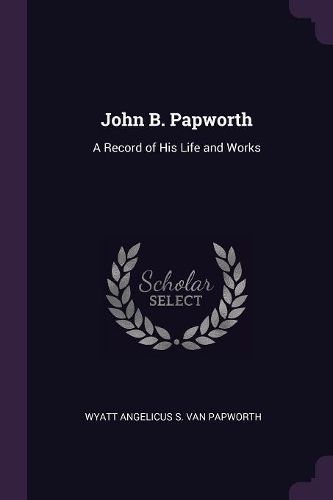 Cover image for John B. Papworth
