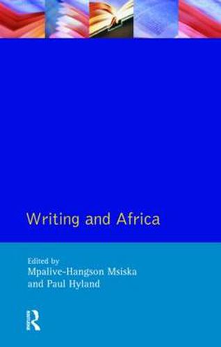 Cover image for Writing and Africa