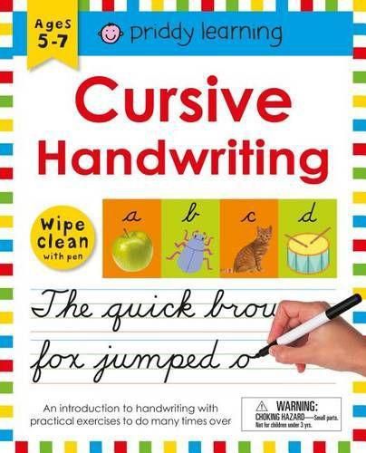 Cover image for Wipe Clean Workbook: Cursive Handwriting: Ages 5-7; Wipe-Clean with Pen