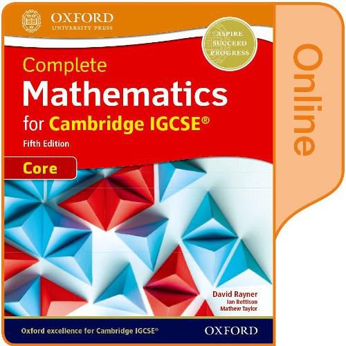 Complete Mathematics for Cambridge IGCSE (R) Student Book (Core): Online Student Book