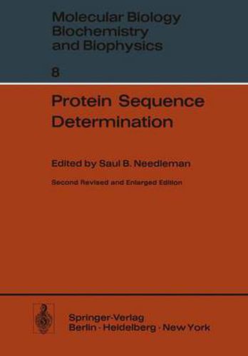Cover image for Protein Sequence Determination: A Sourcebook of Methods and Techniques
