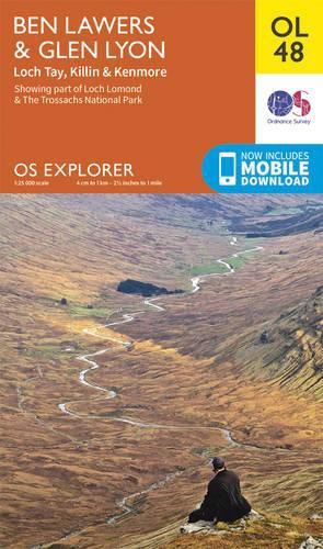 Cover image for Ben Lawers & Glen Lyon, Loch Tay, Killin & Kenmore