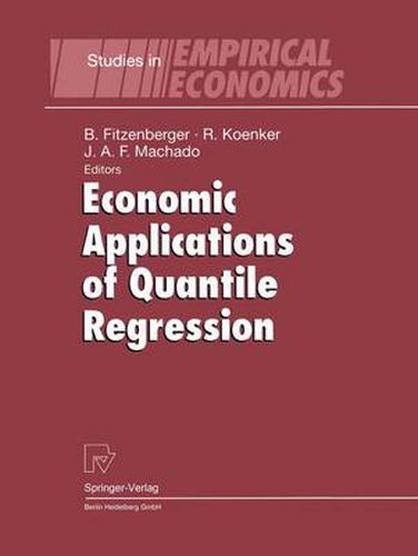 Cover image for Economic Applications of Quantile Regression