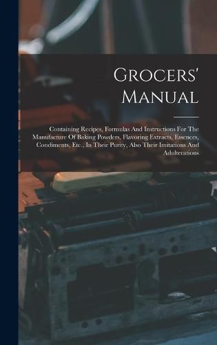 Cover image for Grocers' Manual