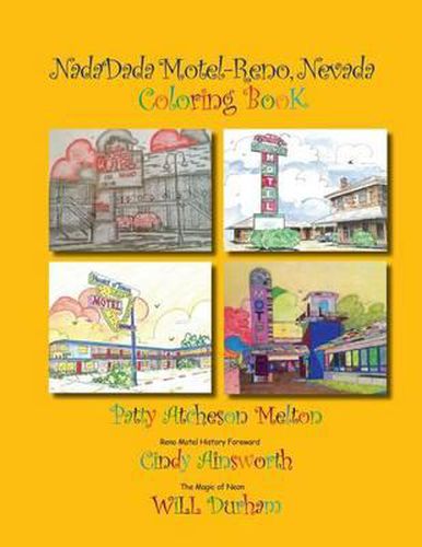 Cover image for NadaDada Motel Reno, Nevada Coloring Book
