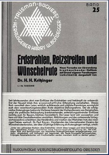 Cover image for Erdstrahlen, Reizstreifen und Wunschelrute