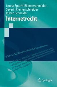 Cover image for Internetrecht