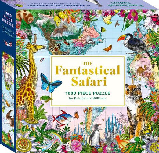 Cover image for The Fantastical Safari: 1000-piece Jigsaw Puzzle