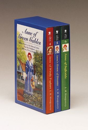 Cover image for Anne of Green Gables, 3-Book Box Set, Volume II: Anne of Ingleside; Anne's House of Dreams; Anne of Windy Poplars