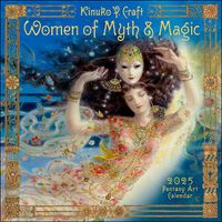 Cover image for Women of Myth & Magic 2025 Fantasy Art Wall Calendar by Kinuko Craft