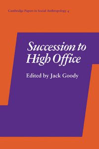 Cover image for Succession to High Office