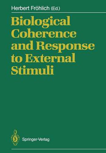 Cover image for Biological Coherence and Response to External Stimuli