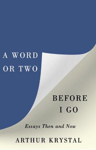 Cover image for A Word or Two Before I Go