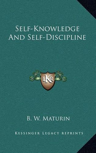 Self-Knowledge and Self-Discipline