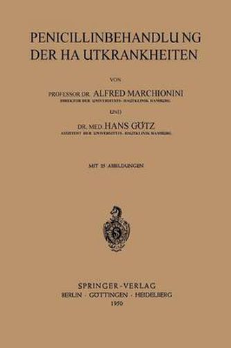 Cover image for Penicillinbehandlung Der Hautkrankheiten