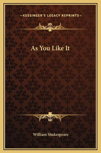 Cover image for As You Like It