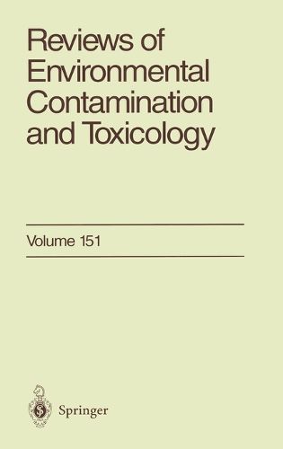 Cover image for Reviews of Environmental Contamination and Toxicology