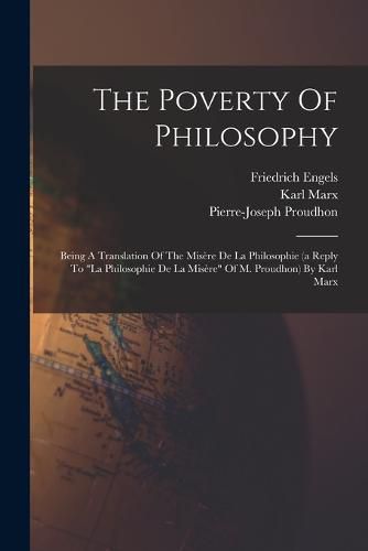 Cover image for The Poverty Of Philosophy