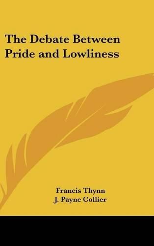 Cover image for The Debate Between Pride and Lowliness