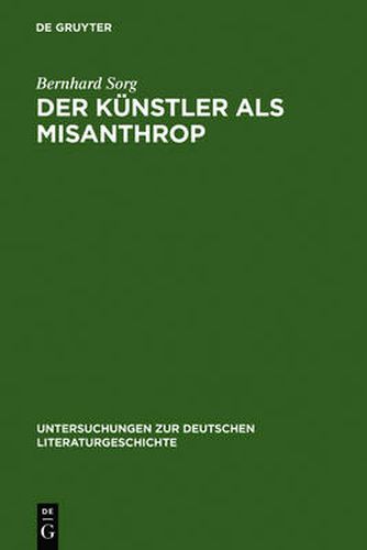 Der Kunstler als Misanthrop