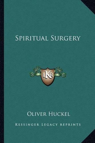 Cover image for Spiritual Surgery