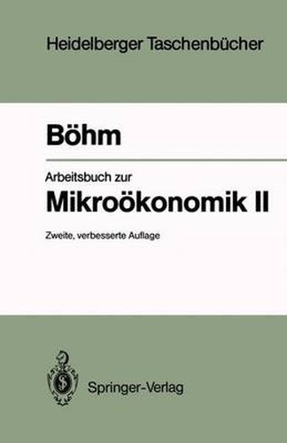 Cover image for Arbeitsbuch Zur Mikrooekonomik II