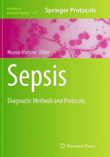 Cover image for Sepsis: Diagnostic Methods and Protocols