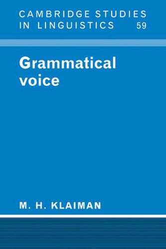 Cover image for Grammatical Voice