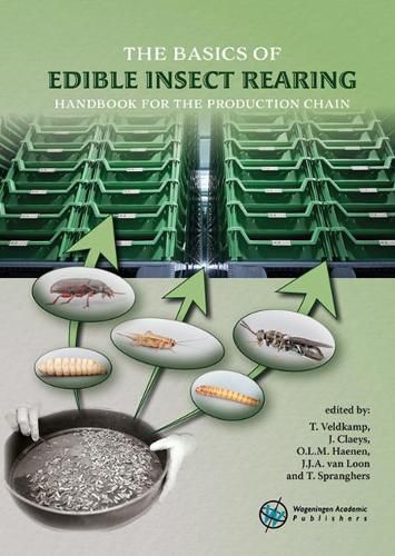 Cover image for The basics of edible insect rearing: Handbook for the production chain