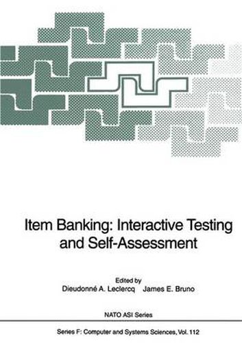 Cover image for Item Banking: Interactive Testing and Self-Assessment