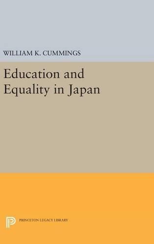 Cover image for Education and Equality in Japan