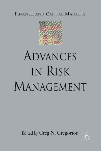 Advances in Risk Management