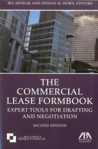 Cover image for The Commercial Lease Formbook: Expert Tools for Drafting and Negotiation