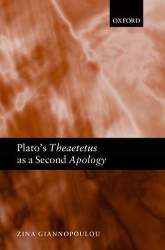 Cover image for Plato's Theaetetus as a Second Apology