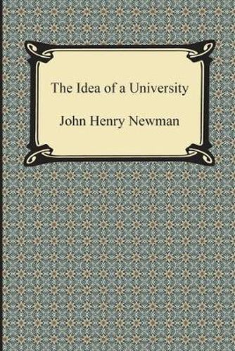 Cover image for The Idea of a University