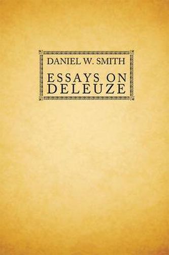 Cover image for Essays on Deleuze