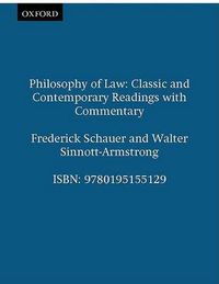 Cover image for Philosophy of Law: Classic and Contemporary Readings with Commentary