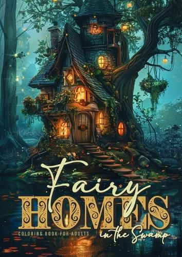 Cover image for Fairy Homes in the Swamp Coloring Book for Adults