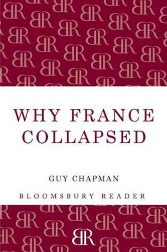 Cover image for Why France Collapsed