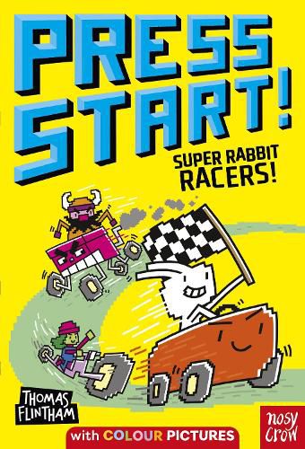 Cover image for Press Start! Super Rabbit Racers!