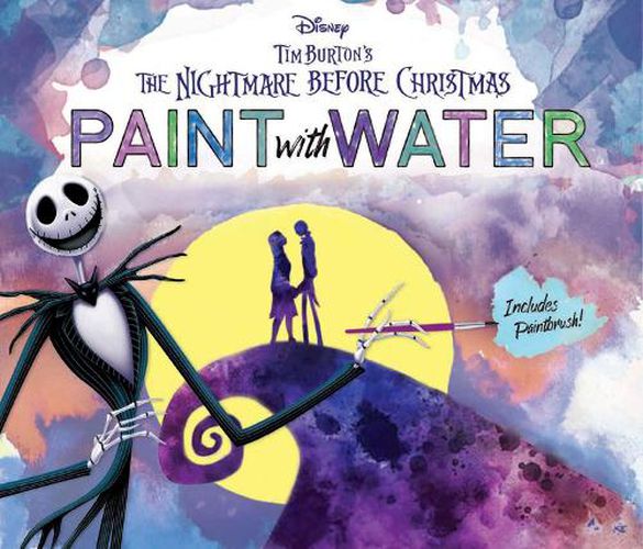 Cover image for Disney Tim Burton's The Nightmare Before Christmas Paint with Water