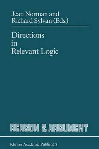 Cover image for Directions in Relevant Logic