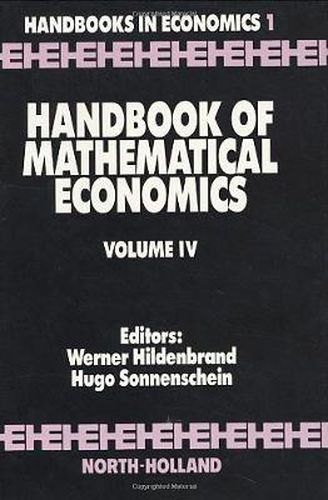 Cover image for Handbook of Mathematical Economics