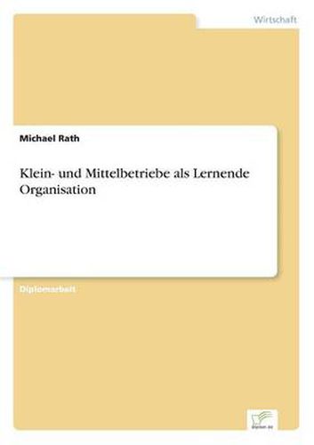 Cover image for Klein- und Mittelbetriebe als Lernende Organisation