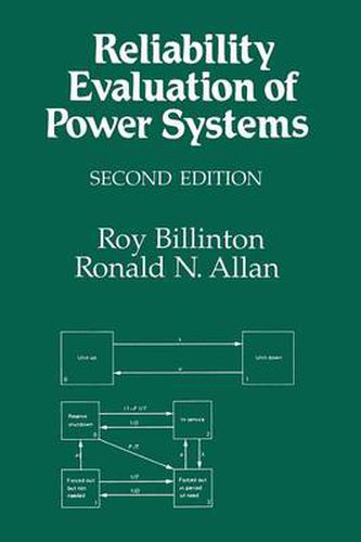 Cover image for Reliability Evaluation of Power Systems